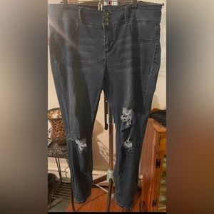 Blackheart Super Skinny Ripped Jeans